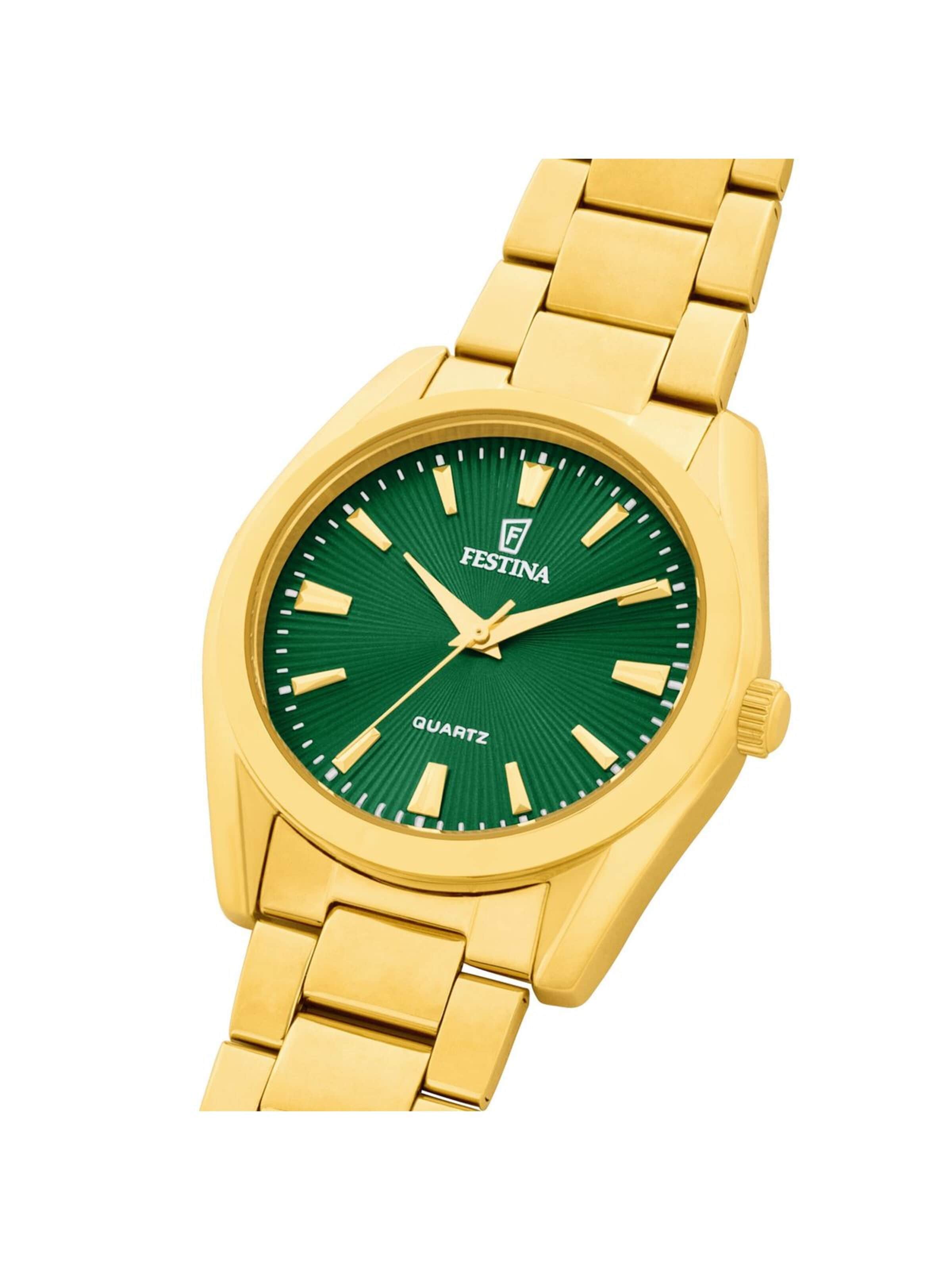 Montre à affichage analogique FESTINA en vert