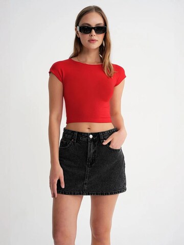 T-shirt MixRay en rouge : devant