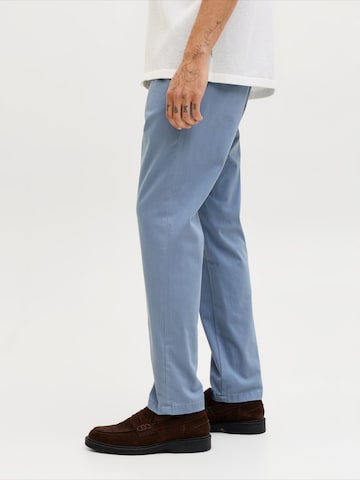 Coupe slim Pantalon chino 'JJIMarco JJBowie' JACK & JONES en bleu