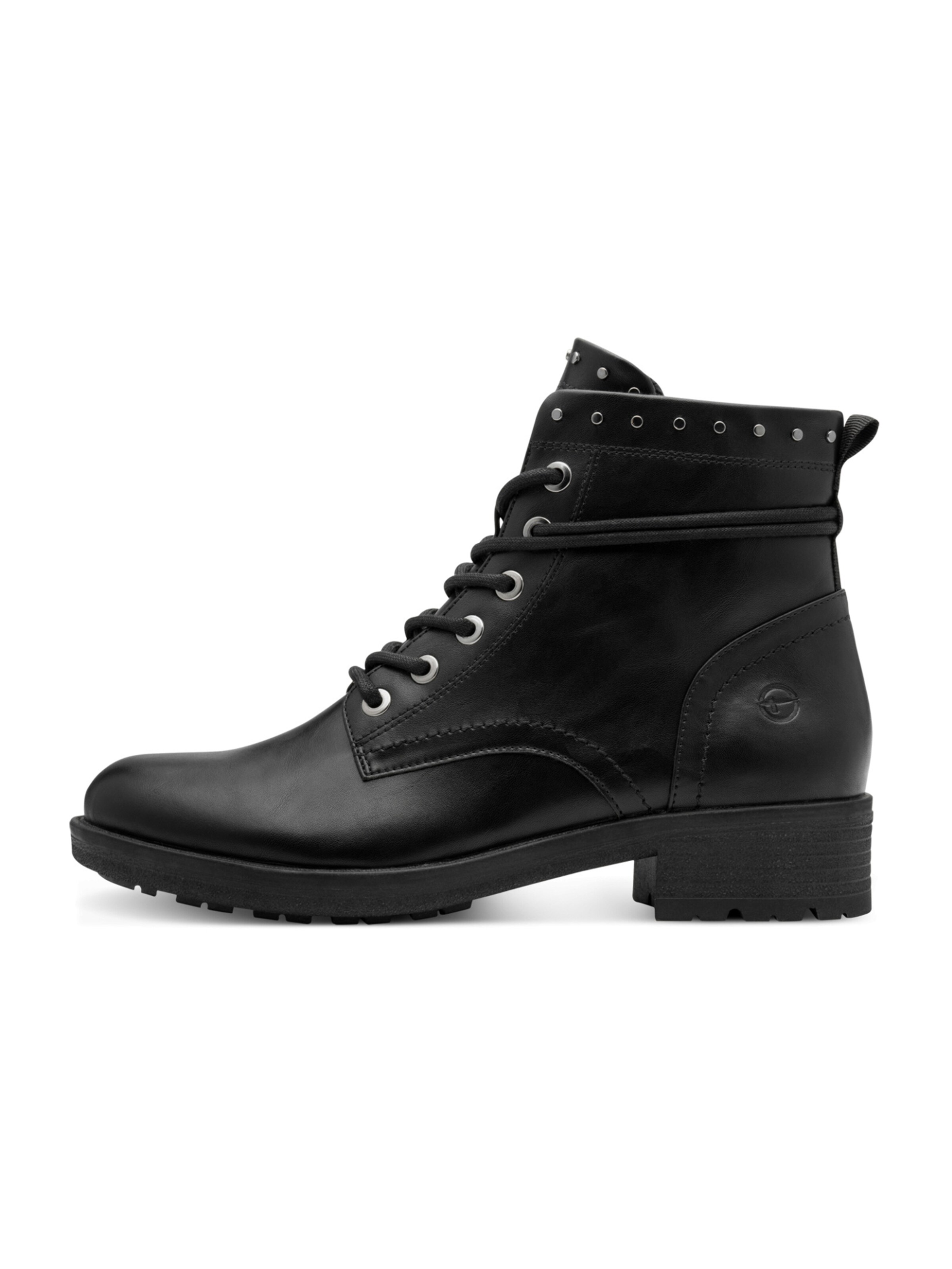 Tamaris - Botines con cordones en negro