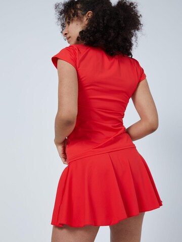SPORTKIND Functioneel shirt 'V-Neck' in Rood