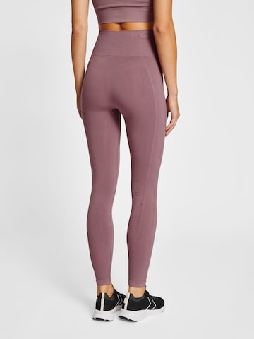 Skinny Pantalon de sport 'Tif' Hummel en violet