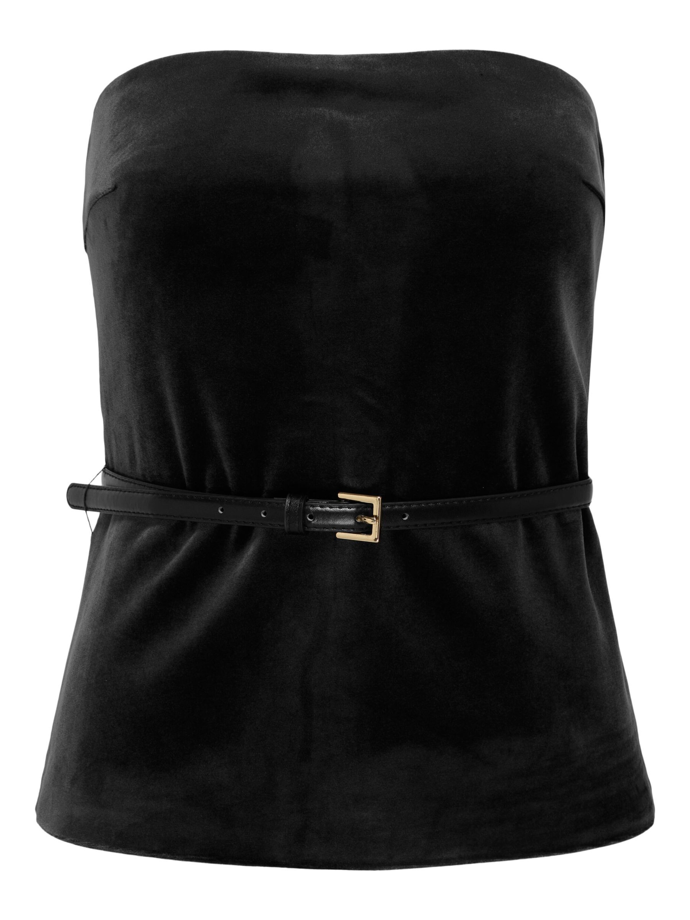 Top 'ONLELSY' di ONLY in nero: frontale