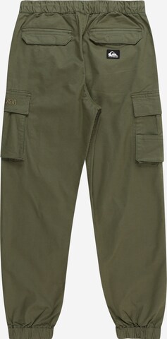 Effilé Pantalon de sport 'YOUTH' QUIKSILVER en vert