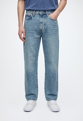 Abercrombie & Fitch Свободный крой Джинсы в Синий: спереди