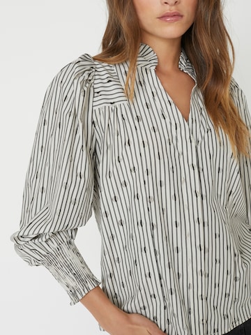 co'couture Blouse 'Trixie' in Grijs