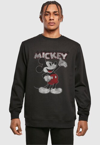 ABSOLUTE CULT Sweatshirt 'Mickey Mouse - Presents' in Schwarz: predná strana