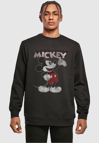 ABSOLUTE CULT Sweatshirt 'Mickey Mouse - Presents' in Black: front