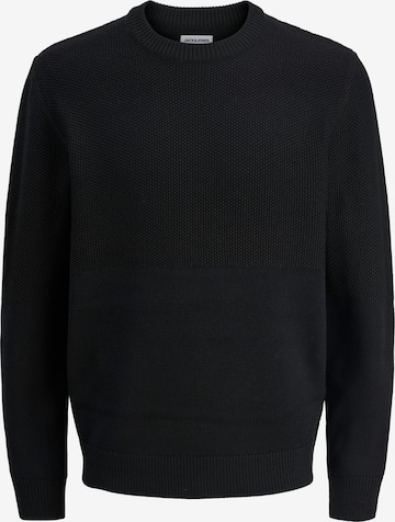 Pull-over 'JJCARL' JACK & JONES en noir : devant