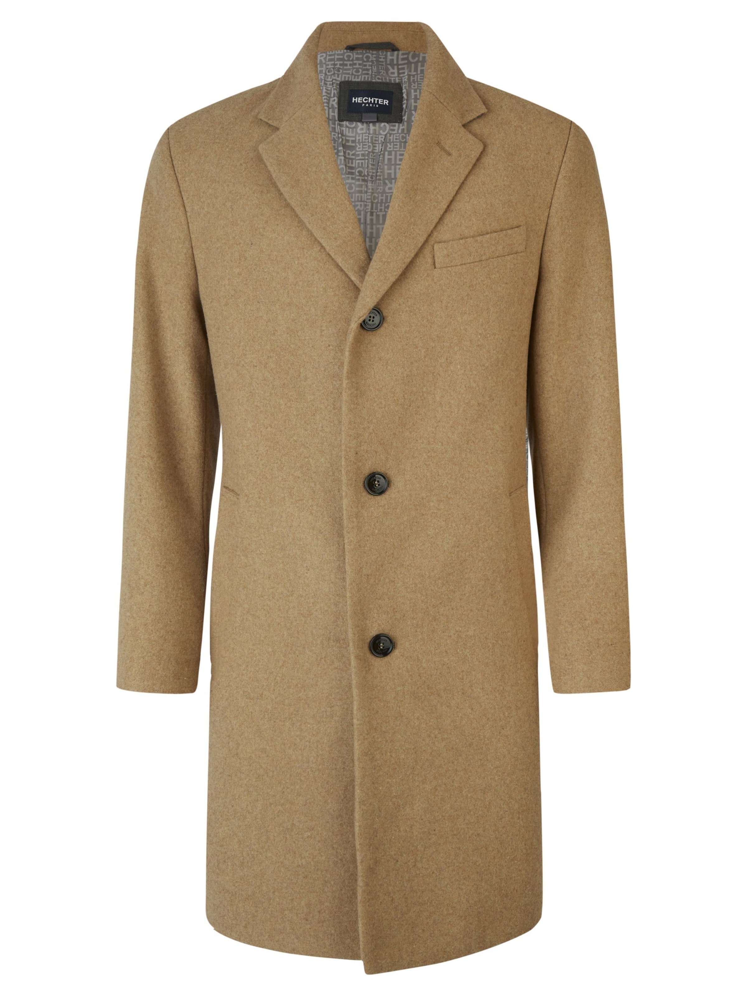 Manteau mi-saison HECHTER PARIS en beige : devant