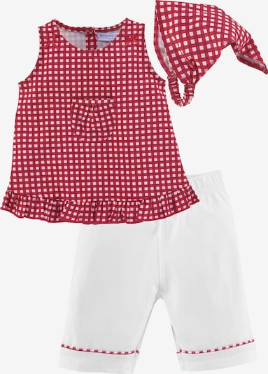 KLITZEKLEIN Kopftuch in rot / weiß, Produktansicht