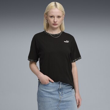 T-shirt 'Essentials' PUMA en noir : devant