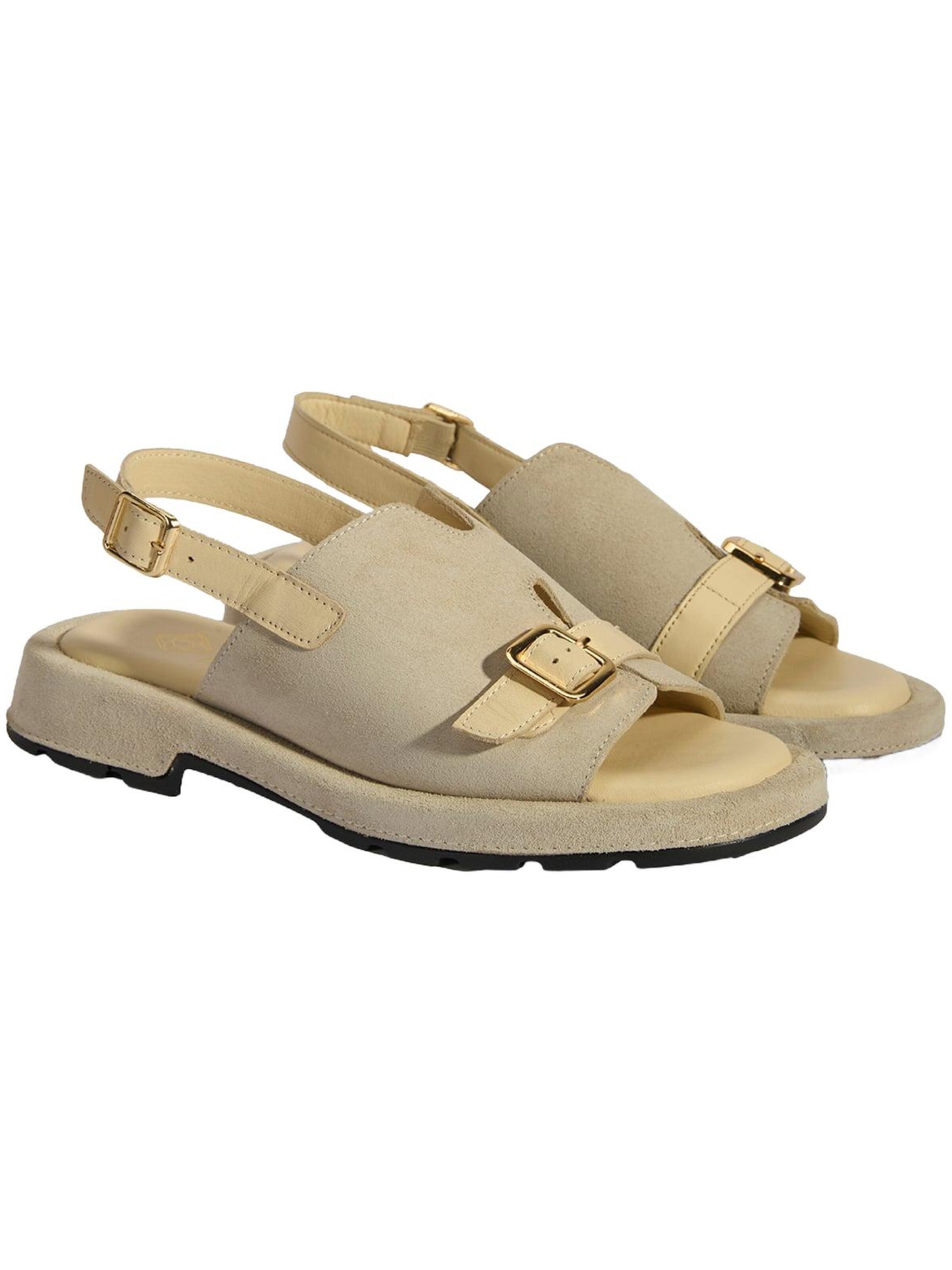 Desa Sandals 'Sandalen' in Beige: front