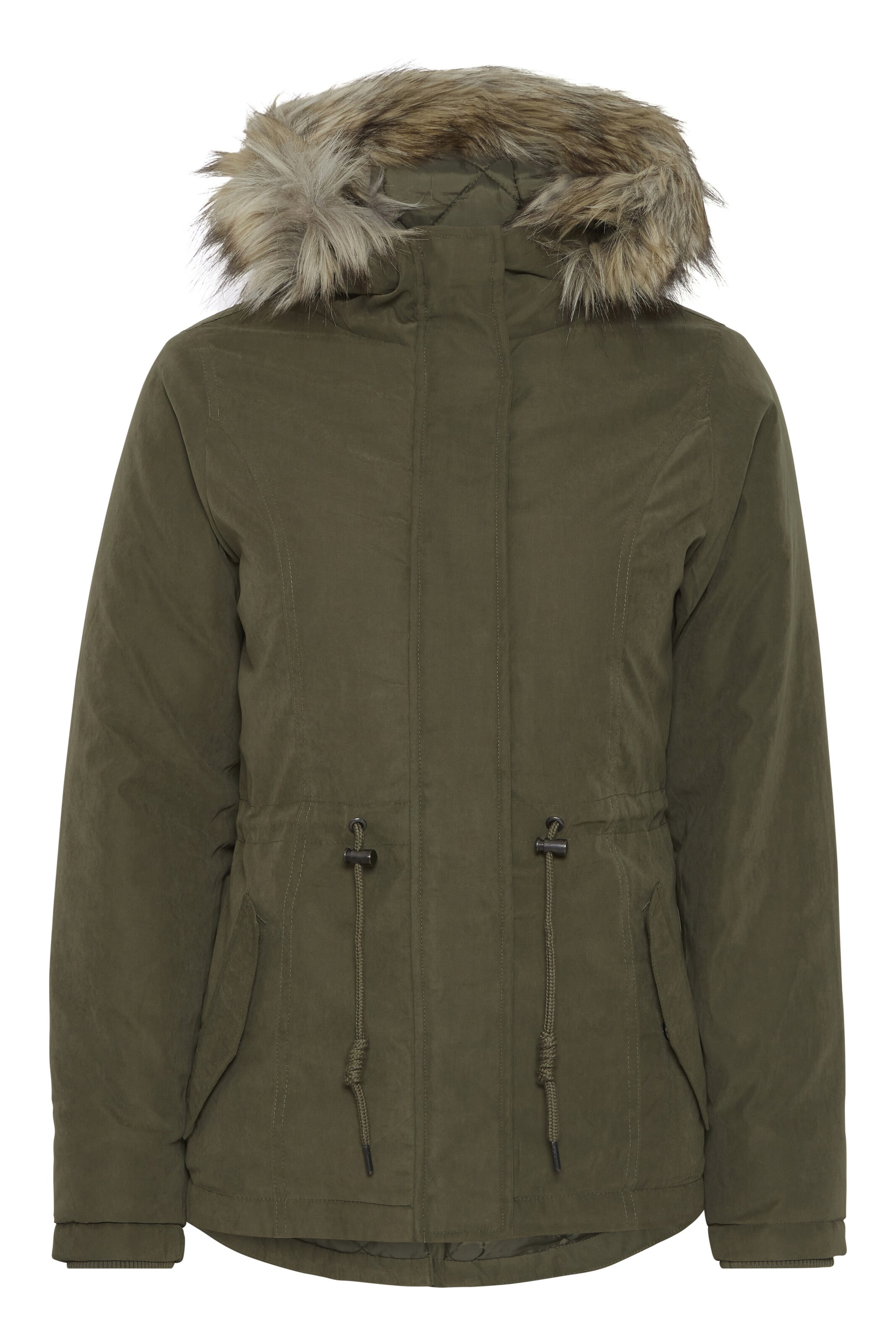 Veste d’hiver 'Lona' Oxmo en vert : devant