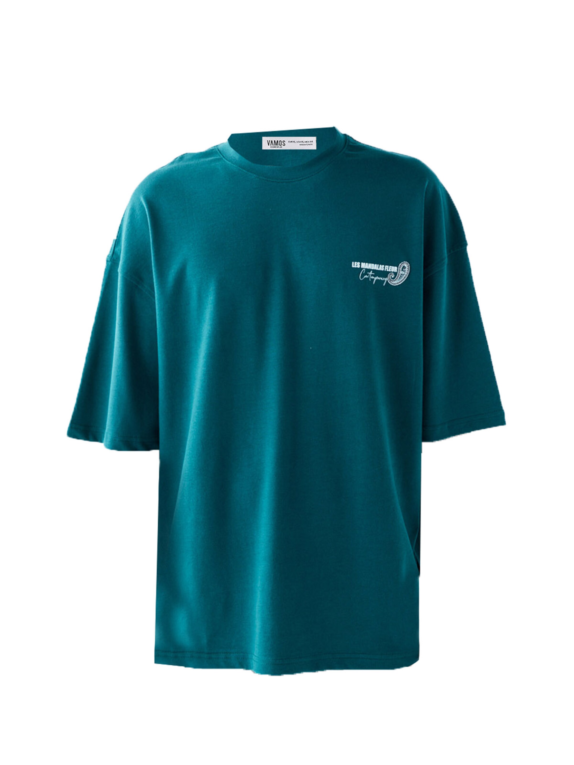 zils VAMOS CLO T-Krekls: no priekšpuses