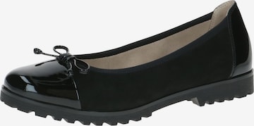 CAPRICE Ballerina in Schwarz: Vorderseite