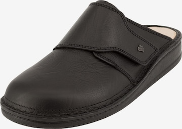 Finn Comfort Clogs 'Amalfi' in Zwart: voorkant