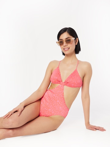 Cotton On Body Triangle Swimsuit in Orange