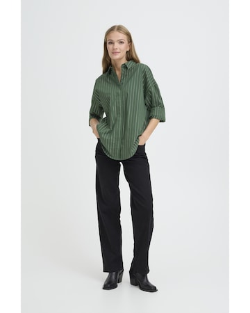 ICHI Blouse in Green