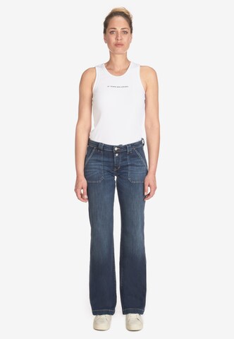 Le Temps Des Cerises Regular Jeans 'FLARE' in Blue