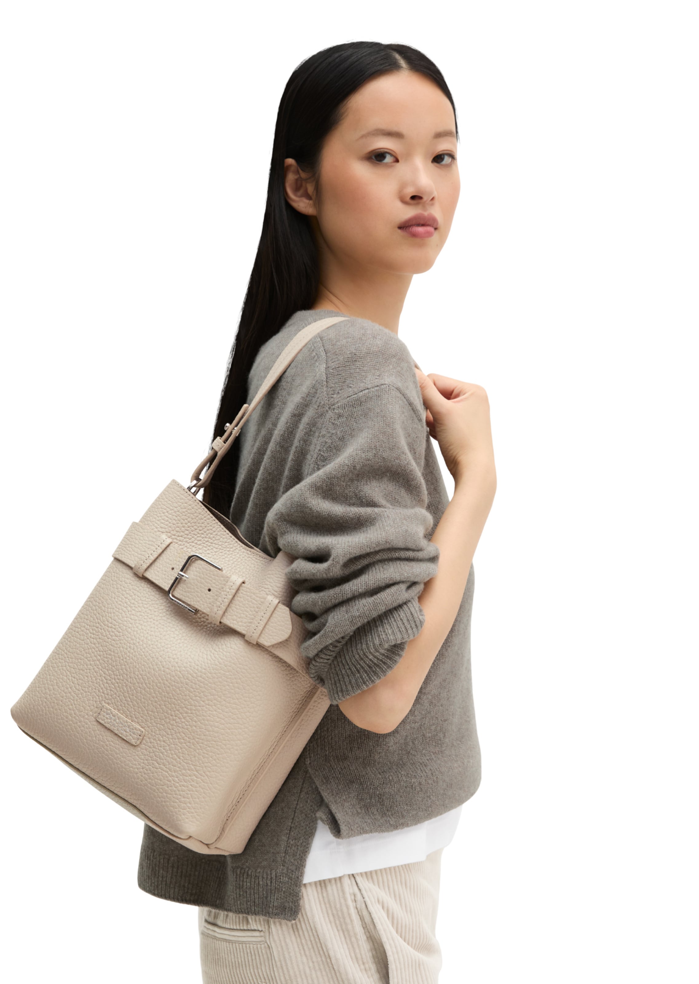 Marc O'Polo Shoulder bag ' Brinni ' in Beige: front