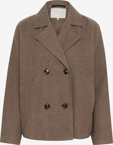 Kaffe Between-seasons coat 'Fanny' in Brown: front