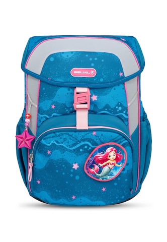 Belmil Schulranzen Set 5 tlg Kinderrucksack Maxi mit Brustgurt in Blau