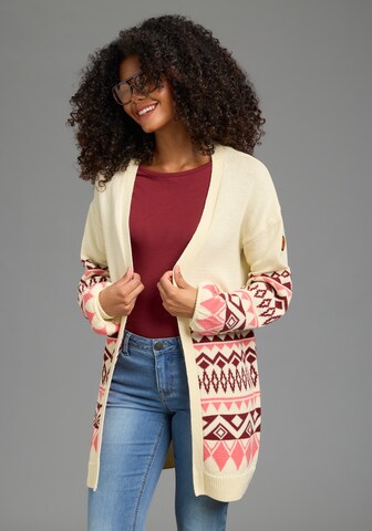 KangaROOS Strickjacke in Beige: Vorderseite