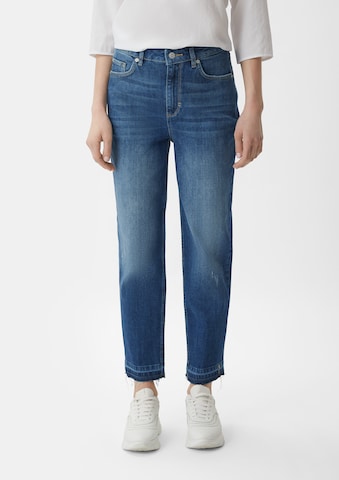 comma casual identity Slimfit Jeans i blå: framsida