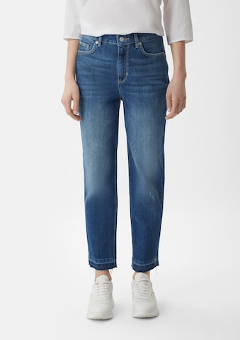 Coupe slim Jean comma casual identity en bleu : devant