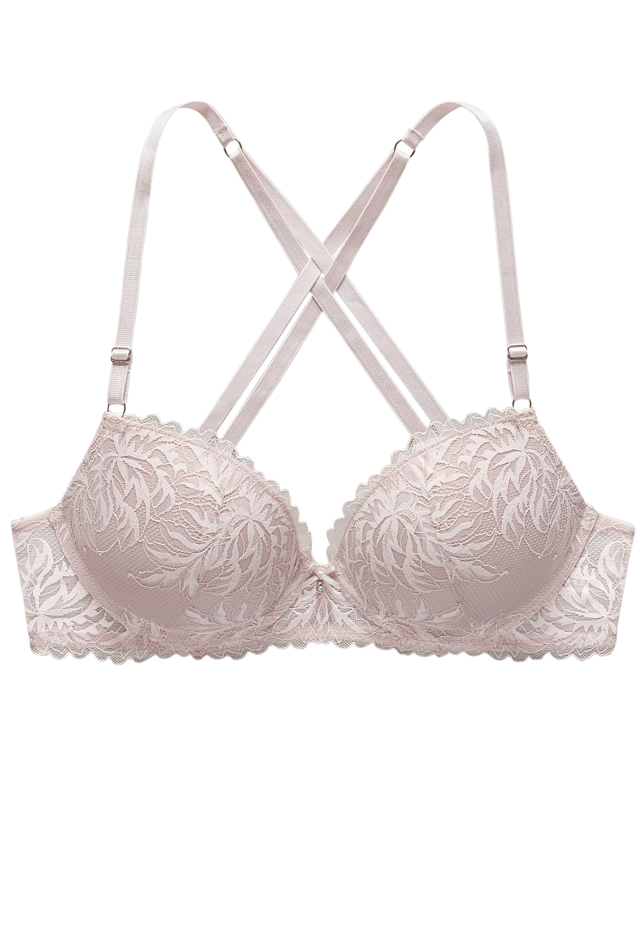 LASCANA Бюстгальтер в Ярко-розовый: спереди