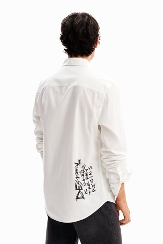 Desigual - Ajuste regular Camisa en blanco