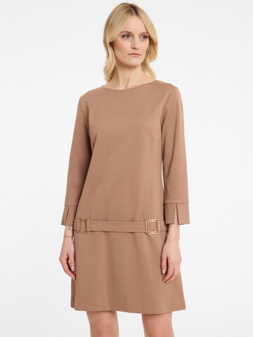 Ana Alcazar Jurk 'Ahasa' in Beige: voorkant