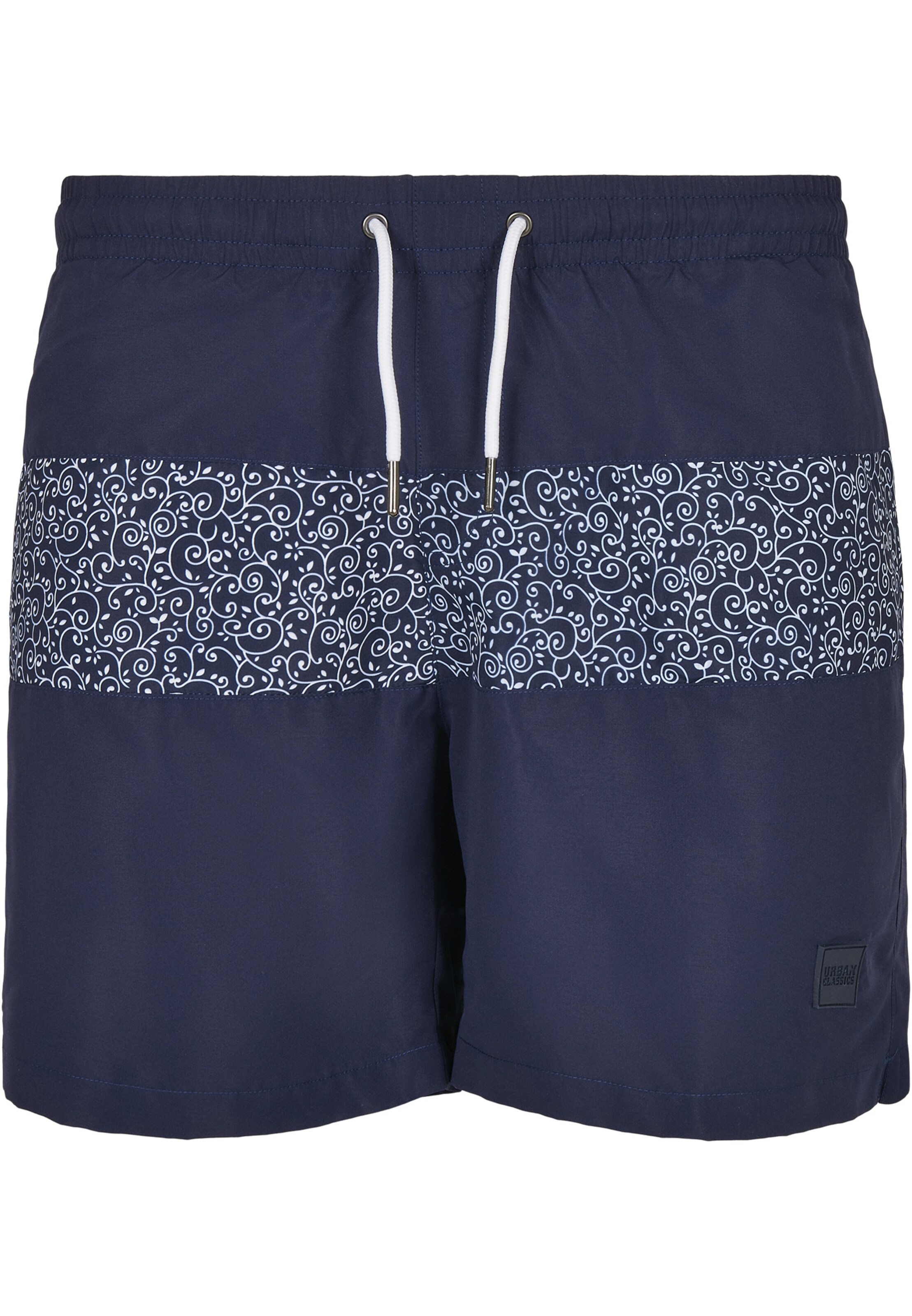 Pantaloncini da bagno Urban Classics di colore blu scuro, Visualizzazione prodotti