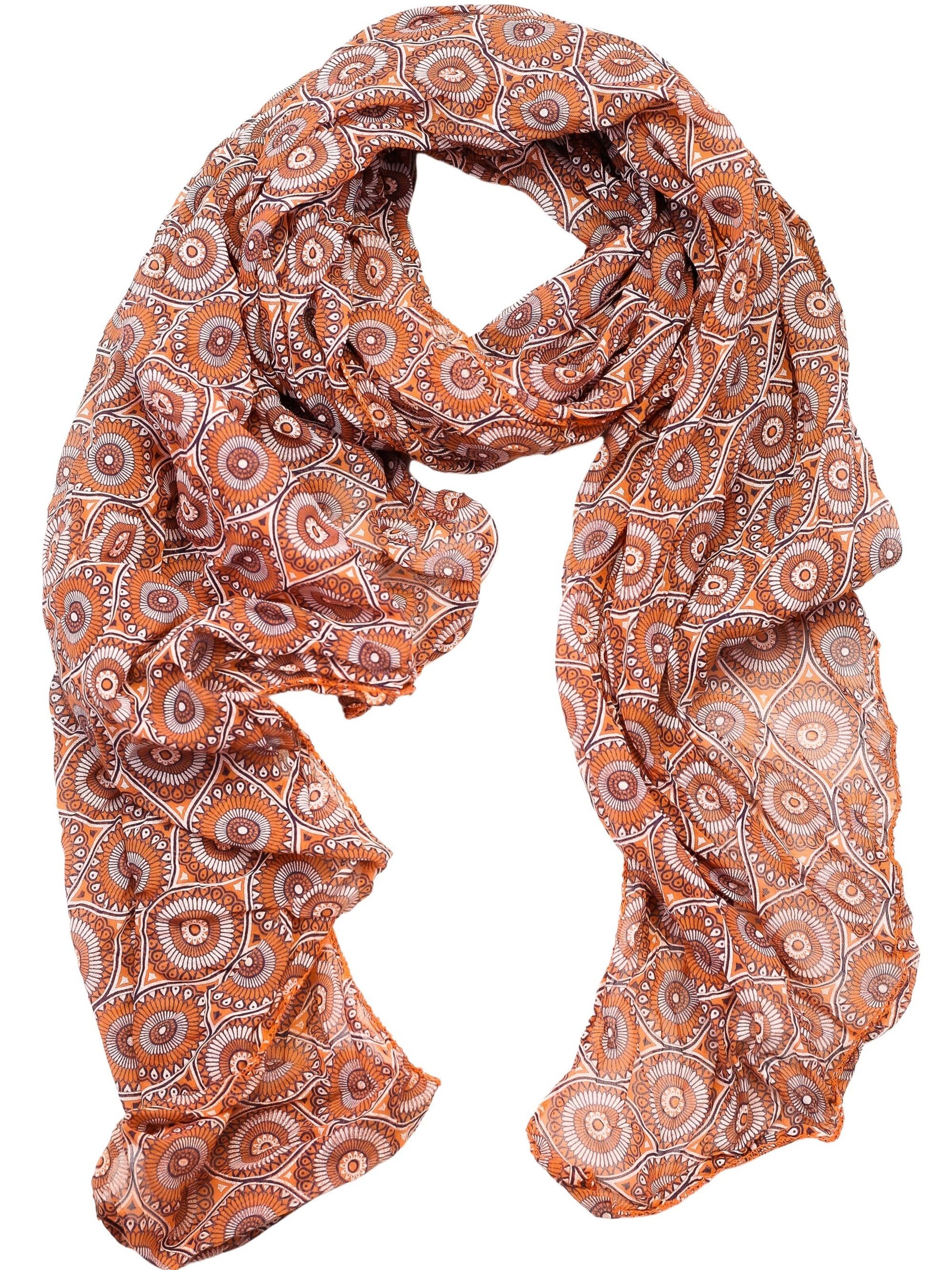 COLLEZIONE ALESSANDRO Scarf 'Ra' in Red: front