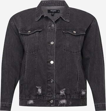Missguided Plus Between-Season Jacket in Black: front
