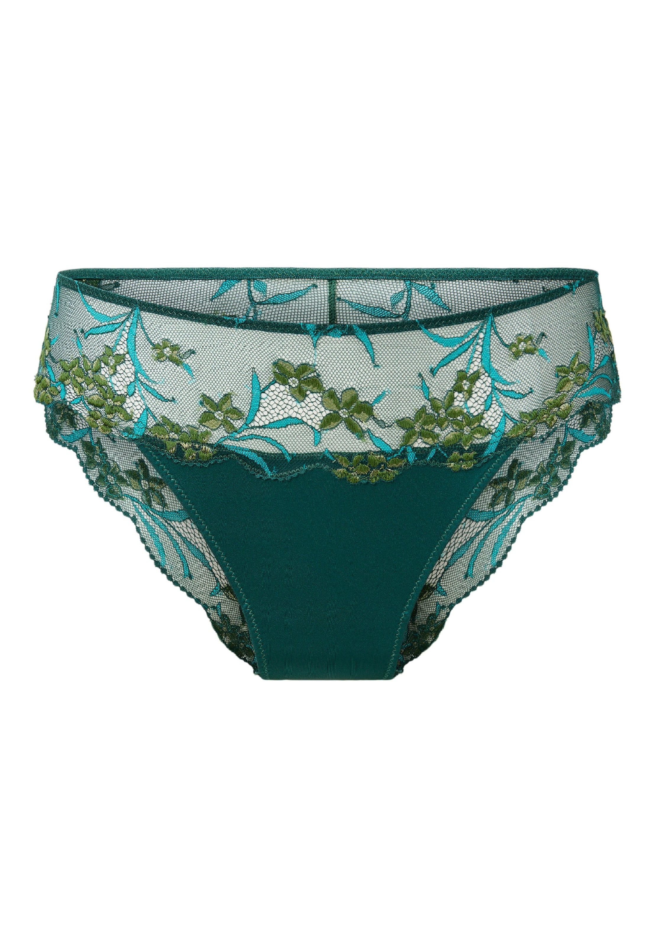 Slip di LingaDore in verde: frontale