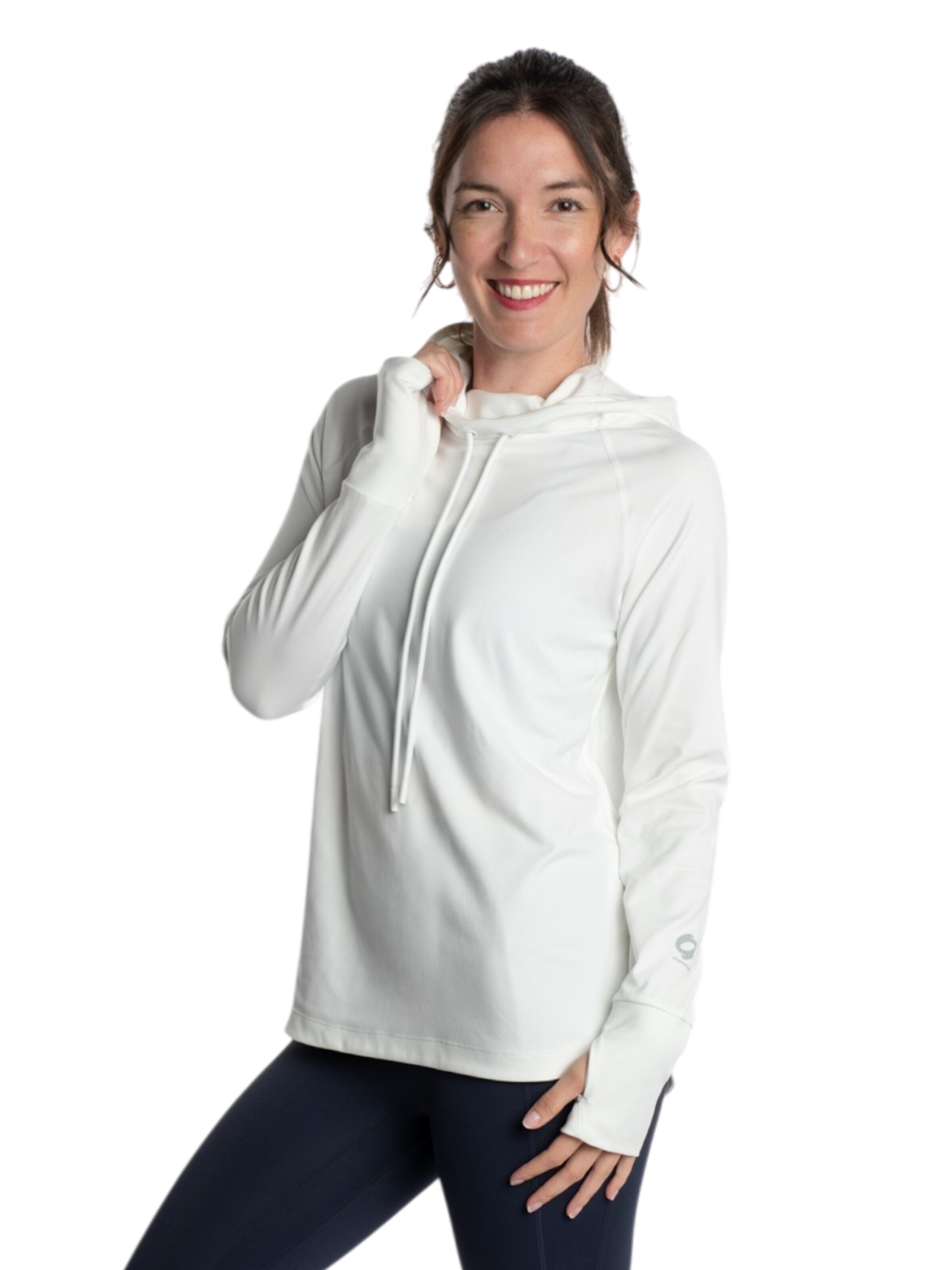 mymotus Sportief sweatshirt 'mymotus®, hooded sweat shirt, comfy,YW122' in Beige: voorkant