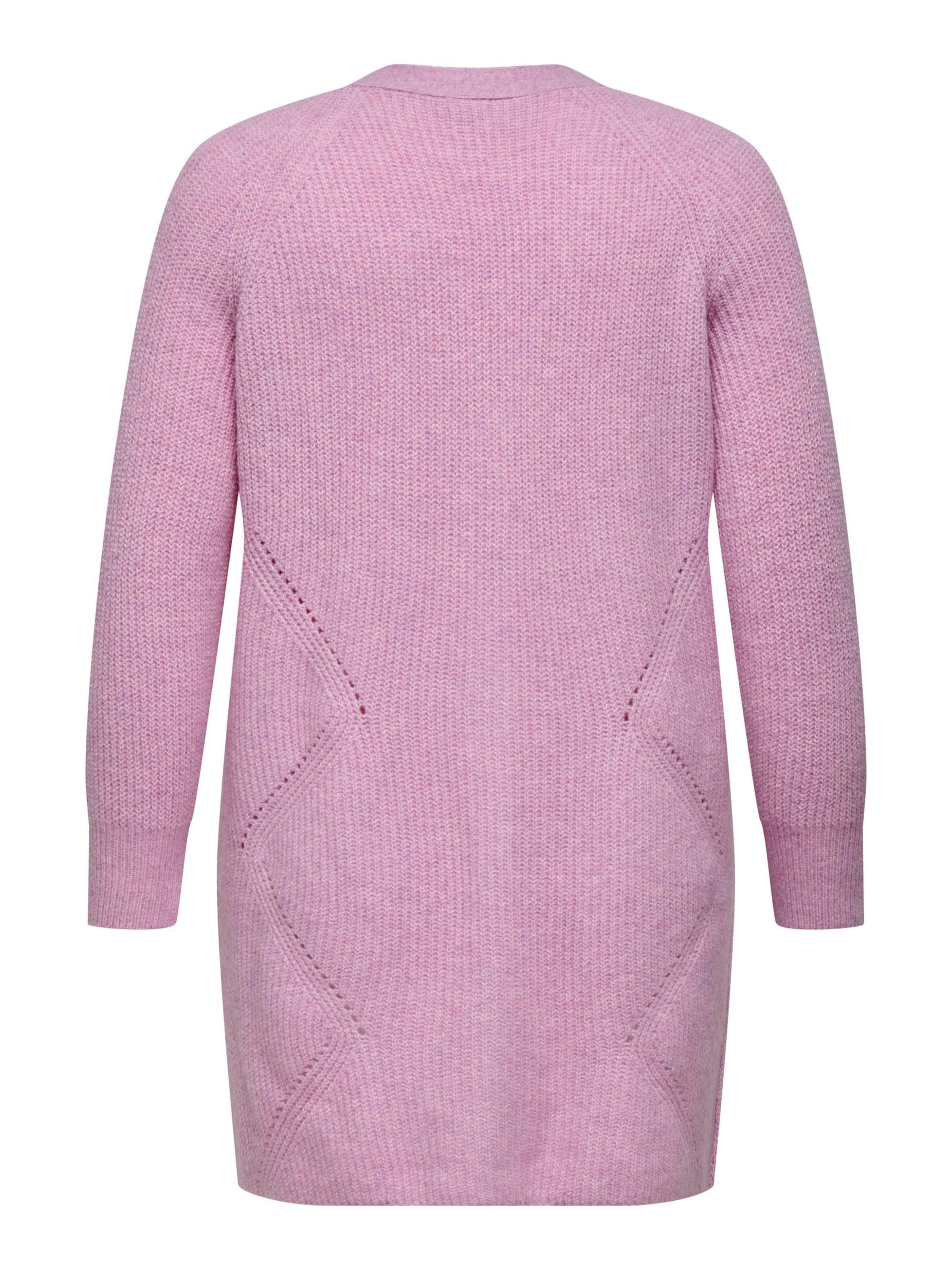 ONLY Carmakoma Strickjacke 'CARWhitney' in Pink