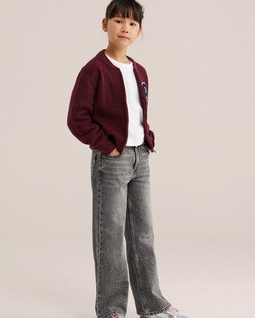Largi Jeans de la WE Fashion pe gri