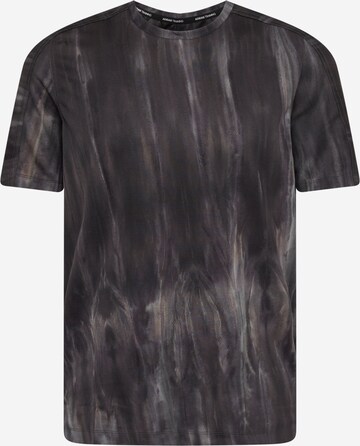 ADIDAS SPORTSWEAR Functioneel shirt 'Overspray Graphic' in Zwart: voorkant