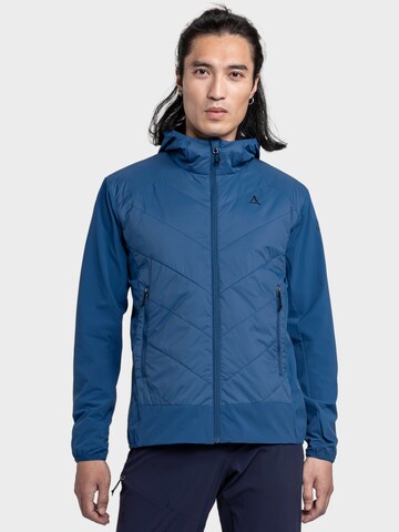 Schöffel Outdoorjacke 'Hiking Hybrid Jk' in Blau: Vorderseite