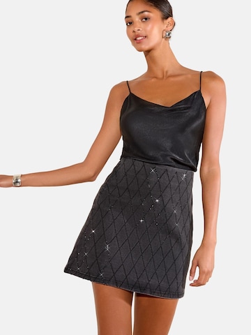 Friends Like TheseSuknja - crna boja: prednji dio