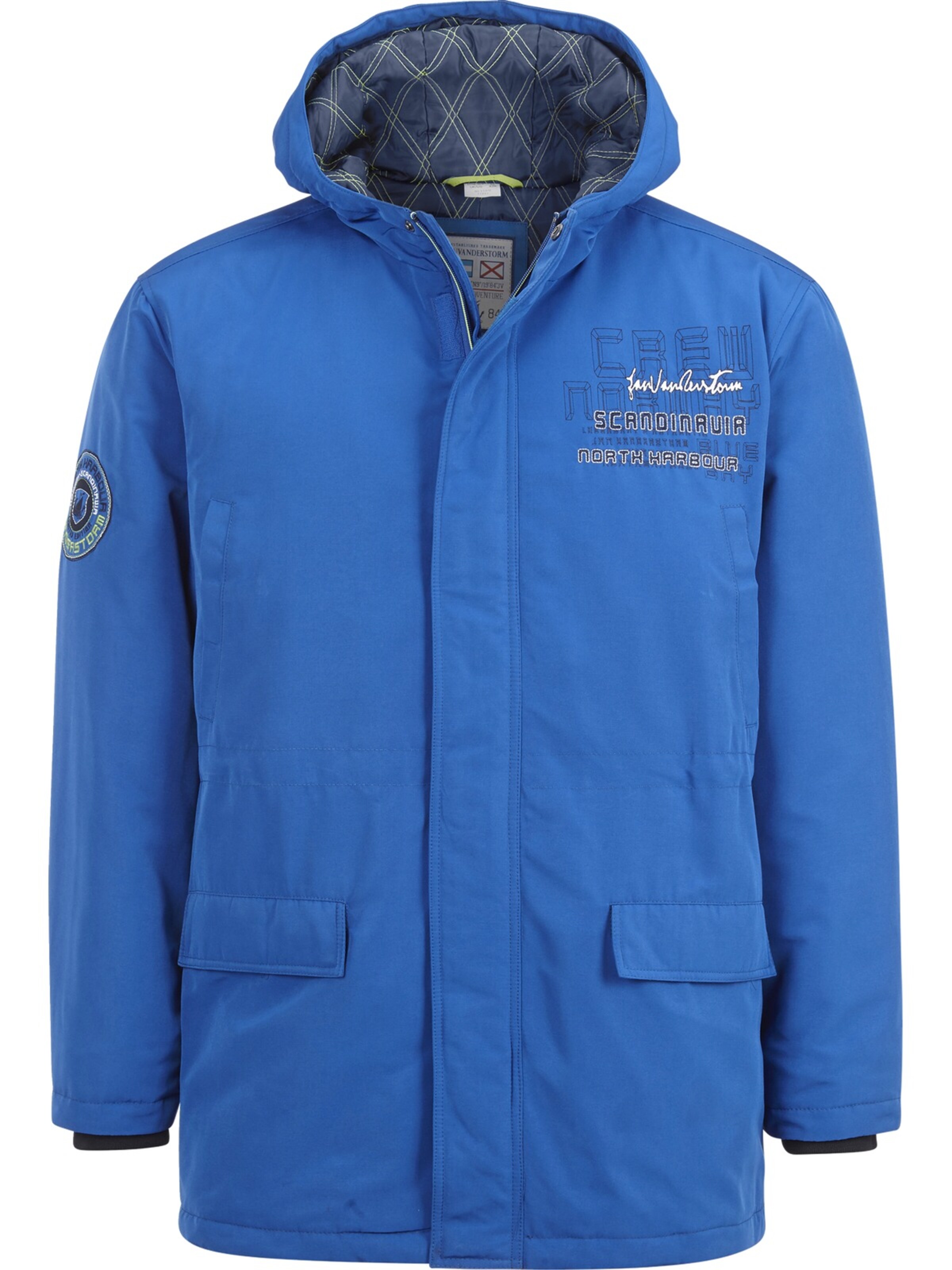 Jan Vanderstorm Übergangsjacke 'Runa' in Blau: Vorderseite