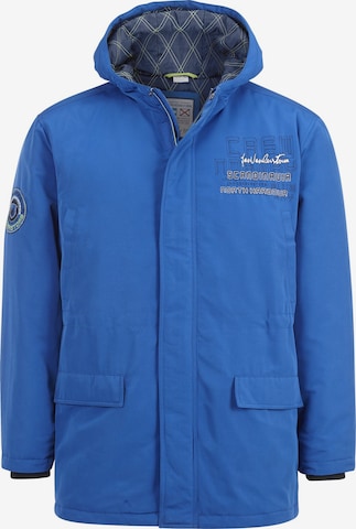 Jan Vanderstorm Between-Season Jacket 'Runa' in Blue: front