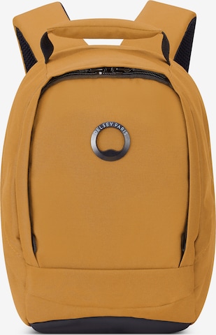 Delsey Paris Backpack 'Securban' in Yellow: front