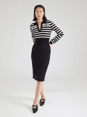 Robes en maille Liu Jo en noir : devant