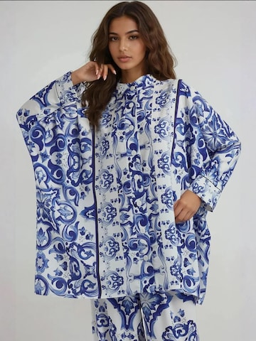 Hiccup Set: Bluse und Hose in Blau