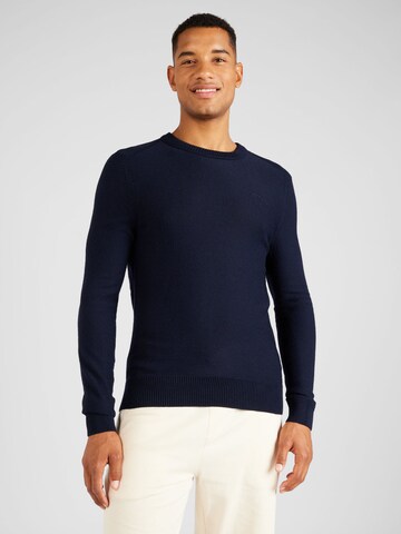 BOSS Sweater 'Avac' in Blue: front