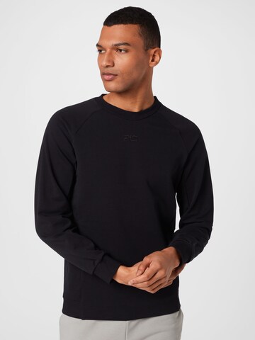 4F Sports sweatshirt in Black: front